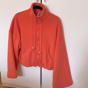 Free People Movement Climb High Fleece in Coral